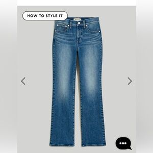 Madewell kick out crop jeans
